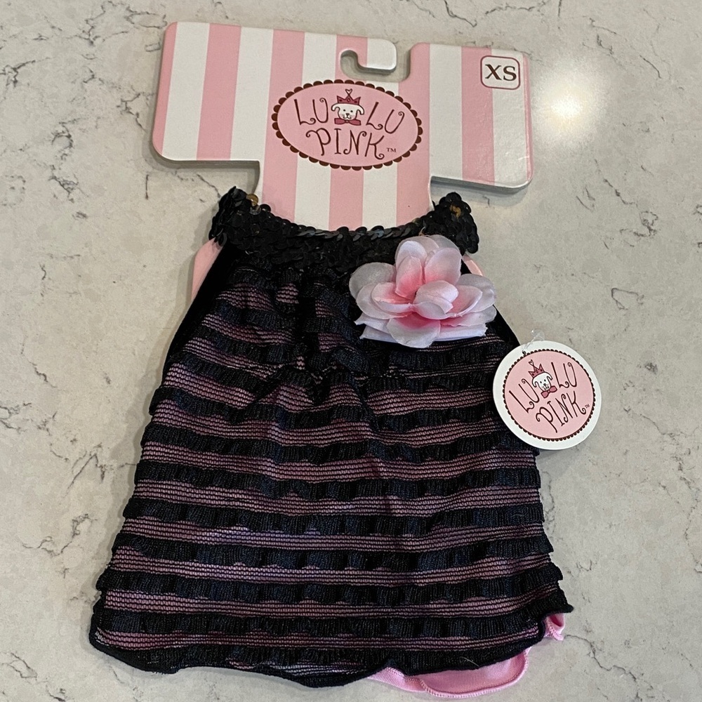 Black and Pink Dog Accessory